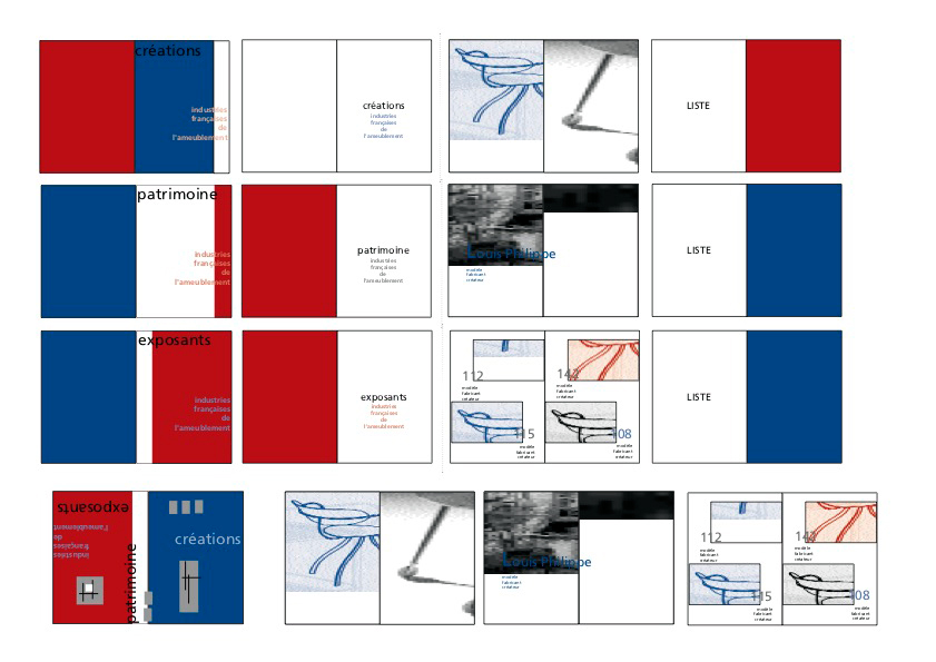 Projet cologne catalogues industries françaises de l'Ameublement PR